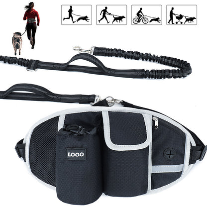 Hands-Free Dog Training Leash with Waist Bag Storage