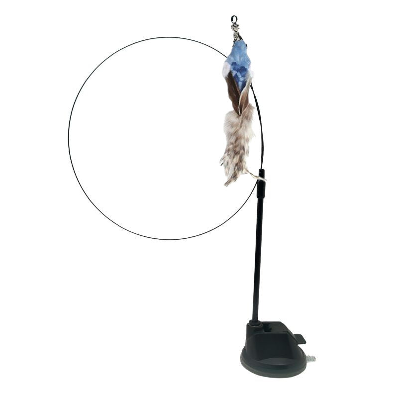 Cat Teaser Toy with Suction Cup Base