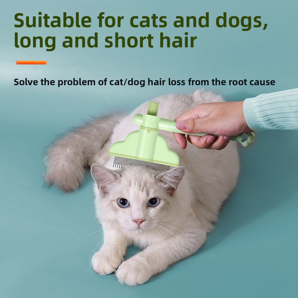 Rotating Self-Cleaning Pet Comb